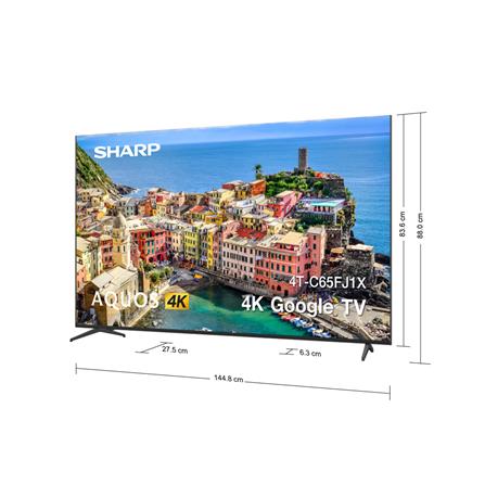ทีวีแอลอีดี 65 นิ้ว SHARP (4K, LED, GOOGLE TV) 4T-C65FJ1X_7