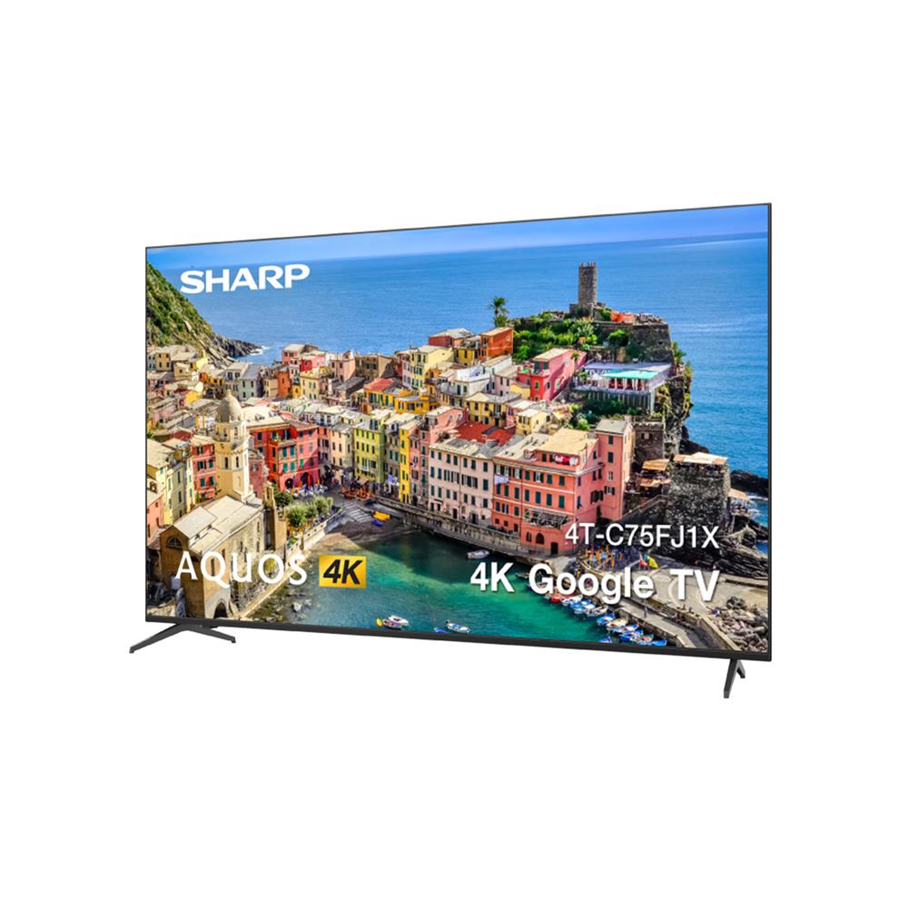 ทีวีแอลอีดี 75 นิ้ว SHARP (4K, LED, GOOGLE TV) 4T-C75FJ1X