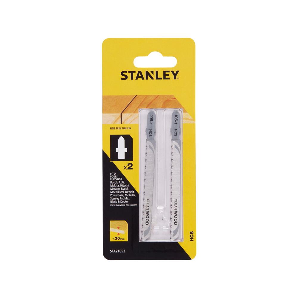 ใบเลื่อยจิ๊กซอตัดไม้ STANLEY STA21052-XJ แพ็ก 2 ชิ้น