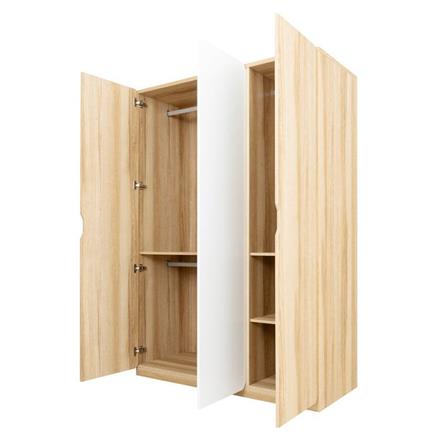 ตู้เสื้อผ้า 3 บานเปิด KONCEPT EMBRACE 19225463 ลินด์เบิร์ก/ขาว_3