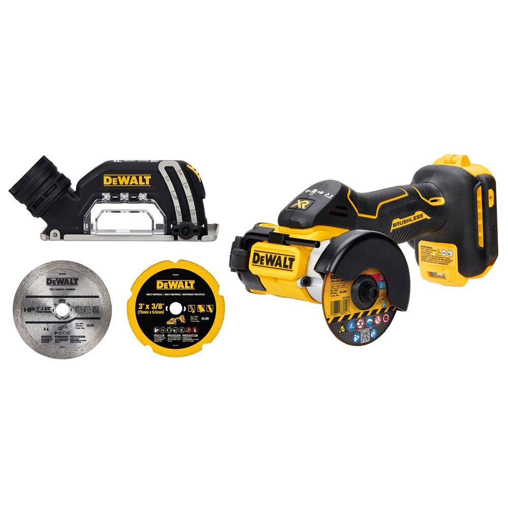 เครื่องตัดไร้สาย (เฉพาะตัวเครื่อง) DEWALT DCS438B 3 นิ้ว 18 โวลต์ (สูงสุด 20 โวลต์)