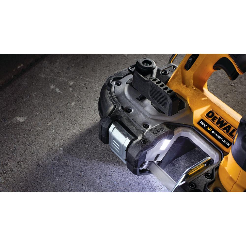 เลื่อยสายพานมือเดียวไร้สาย (เฉพาะตัวเครื่อง) DEWALT DCS377NT-XJ 18 โวลต์ (สูงสุด 20 โวลต์)