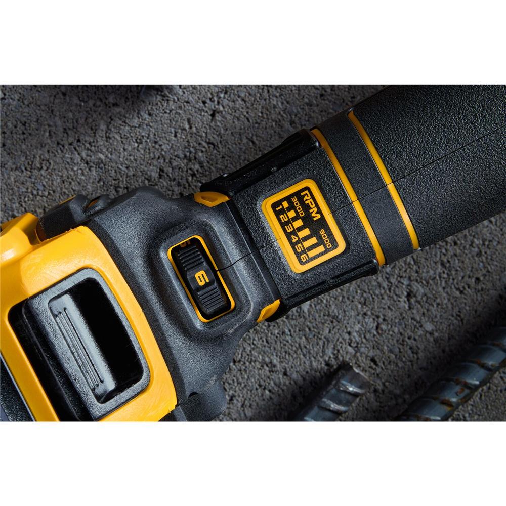 เครื่องเจียรไร้สาย (เฉพาะตัวเครื่อง) DEWALT DCG409VSN-B1 18 โวลต์ (สูงสุด 20 โวลต์)