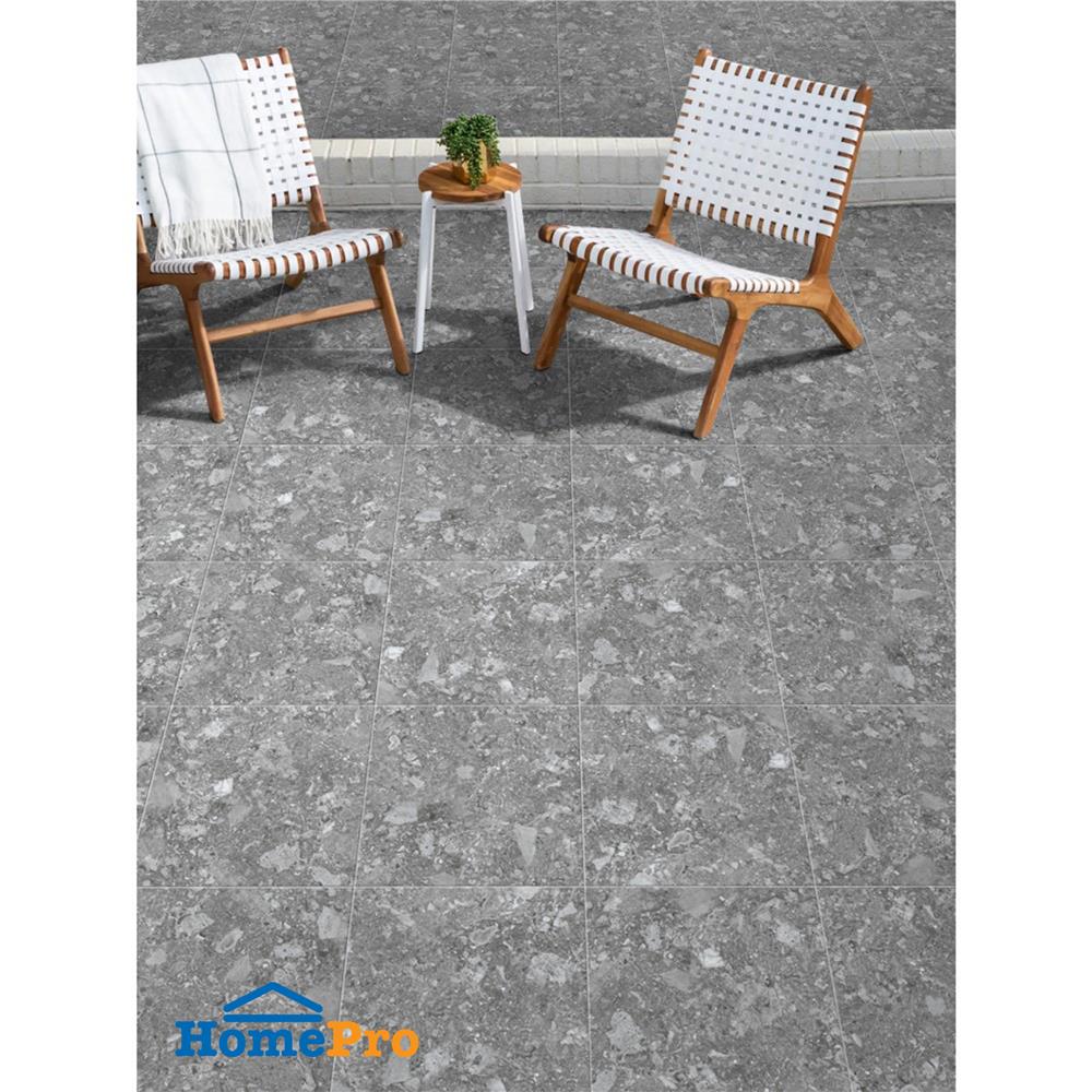 กระเบื้องพื้นพอร์ซเลน  16x16 นิ้ว COTTO ฟอสซิโอ เทา HYG PM 0.96 ตร.ม.