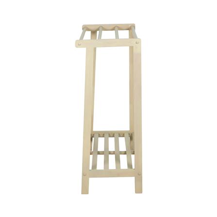 ราวพาดผ้าไม้ยางพารา 4 เส้น PLIM MACHI 75 ซม. สีไวท์โอ๊ค_3