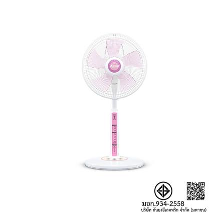 พัดลมสไลด์ 12 นิ้ว MITSUBISHI R12-MC PE สีชมพู_2