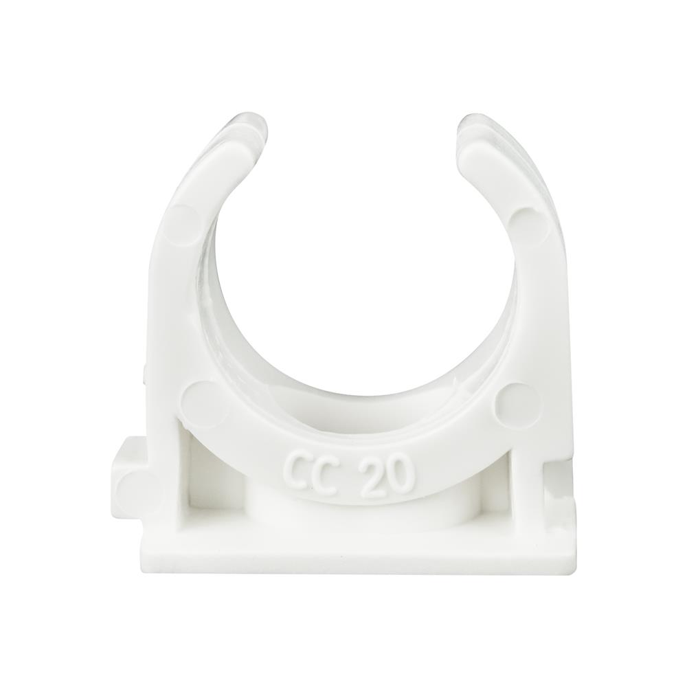 คลิปก้ามปู ELECKTA 20 มม. สีขาว แพ็ก 50 ชิ้น