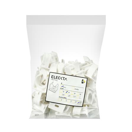 คลิปก้ามปู ELECKTA 20 มม. สีขาว แพ็ก 50 ชิ้น_2