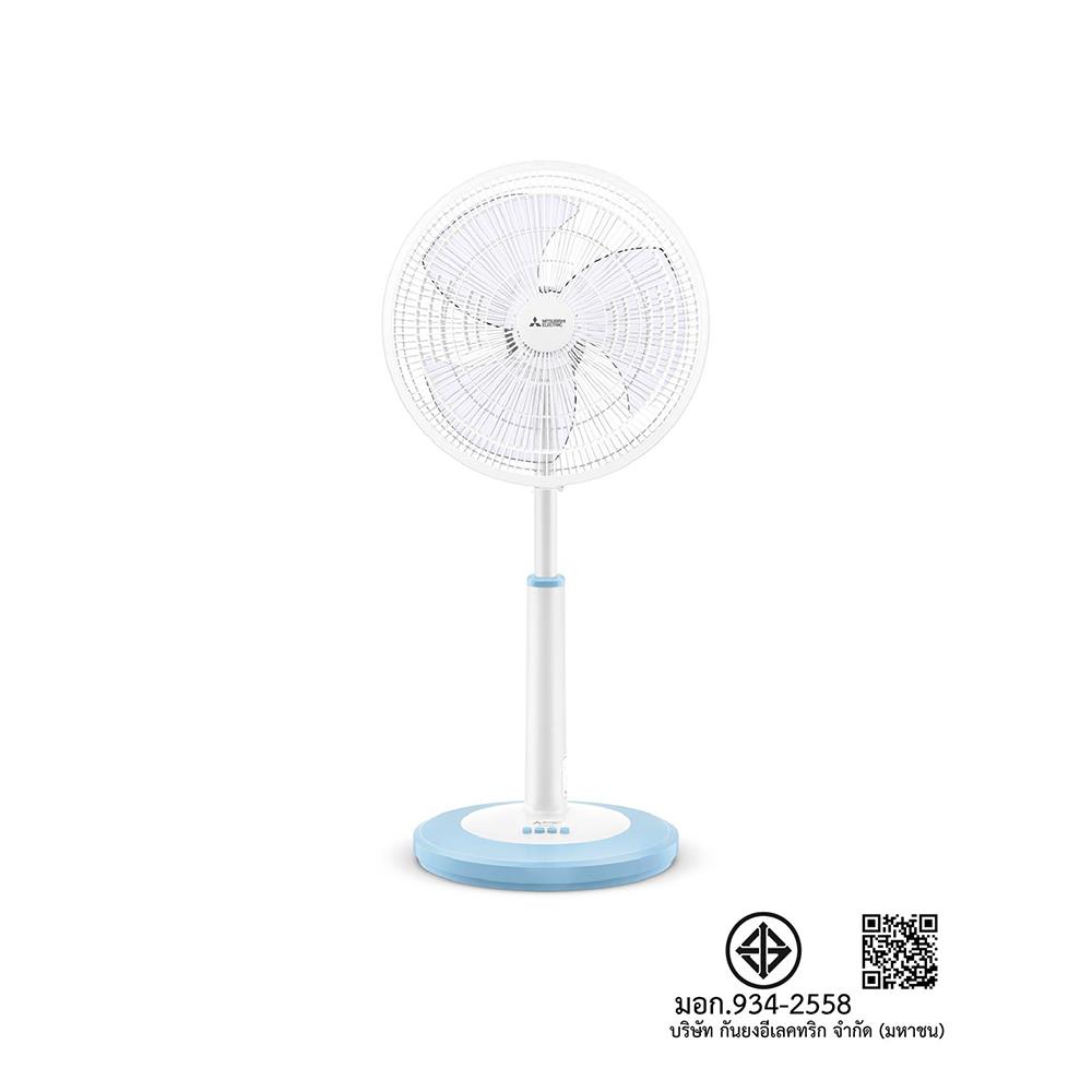 พัดลมสไลด์ 16 นิ้ว MITSUBISHI R16A-GB PT-BL สีฟ้า