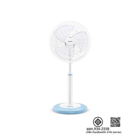 พัดลมสไลด์ 16 นิ้ว MITSUBISHI R16A-GB PT-BL สีฟ้า_2