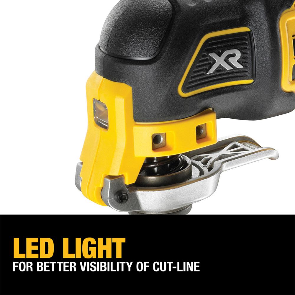 เครื่องมืออเนกประสงค์ระบบสั่นไร้สาย (เฉพาะตัวเครื่อง) DEWALT DCS356NT-XJ 18 โวลต์ (สูงสุด 20 โวลต์)