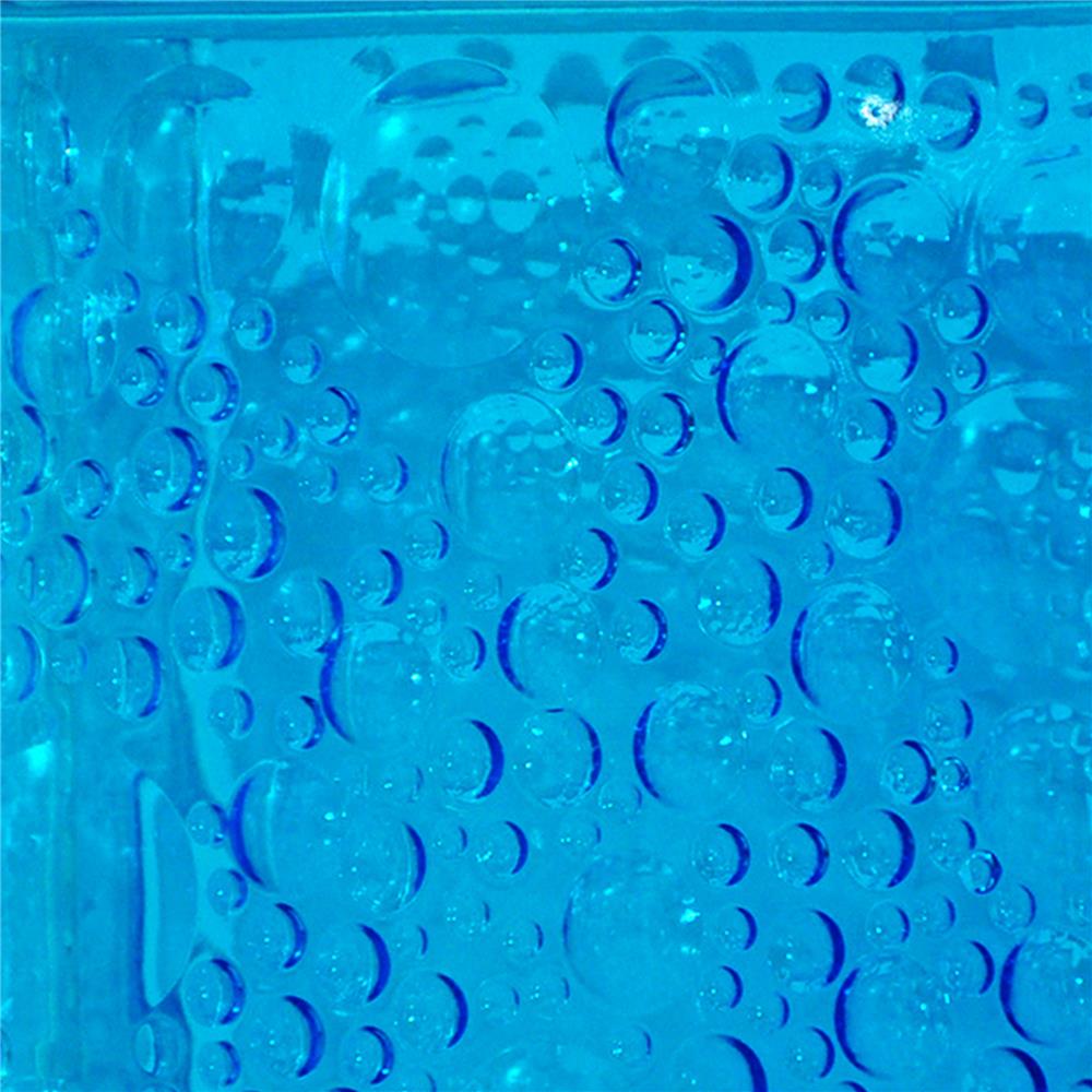 อิฐแก้ว 19x19x8 ซม. ช้างแก้ว ฟองแก้ว สีฟ้า