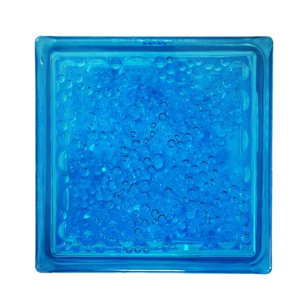 อิฐแก้ว 19x19x8 ซม. ช้างแก้ว ฟองแก้ว สีฟ้า_0