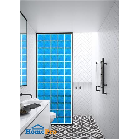 อิฐแก้ว 19x19x8 ซม. ช้างแก้ว ฟองแก้ว สีฟ้า_3