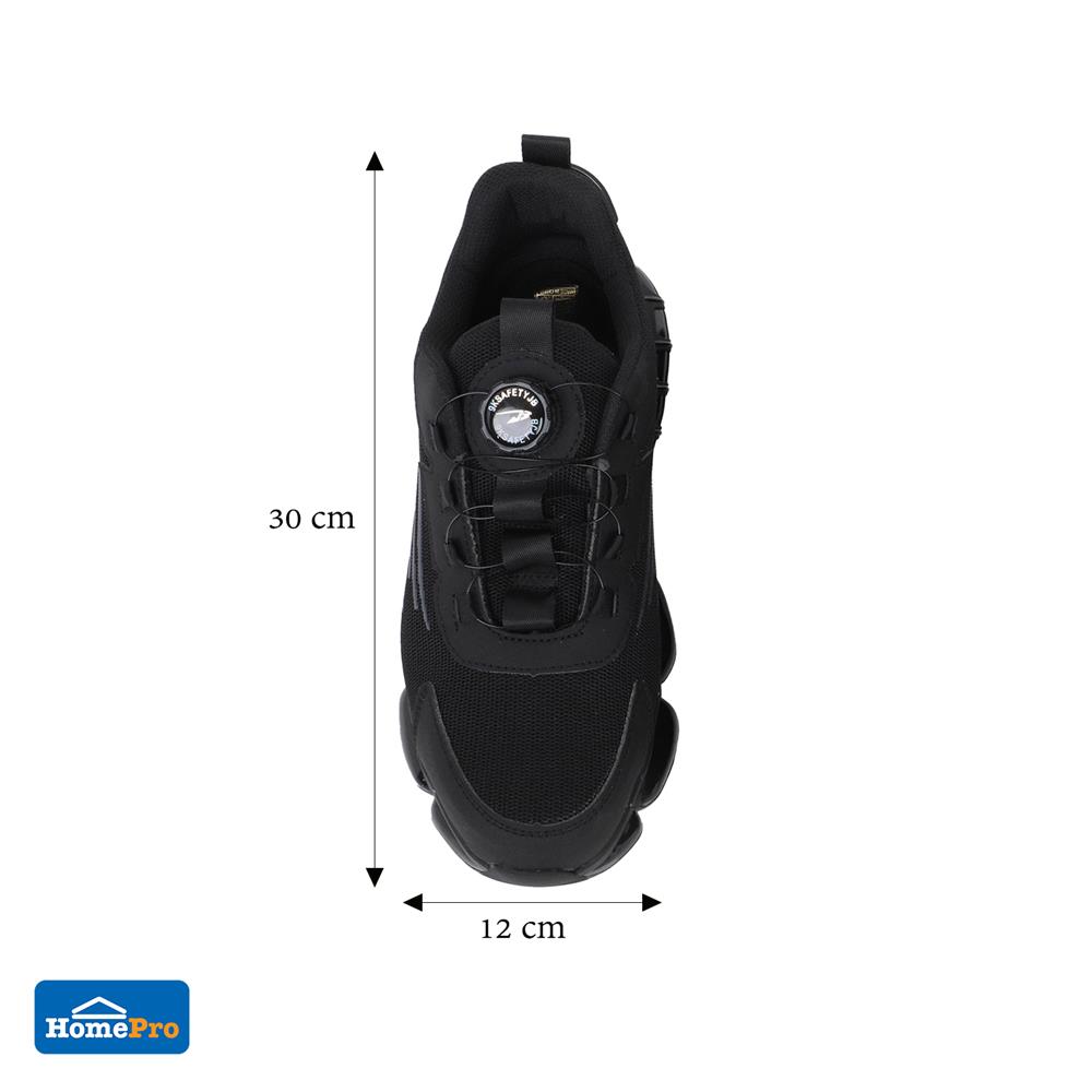 รองเท้านิรภัยผ้า พื้นยาง PUDEXZON 262 เบอร์ 44 สีดำ