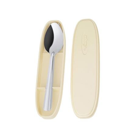 ชุดช้อนส้อม SEAGULL ข้าวไทย สีครีม_1