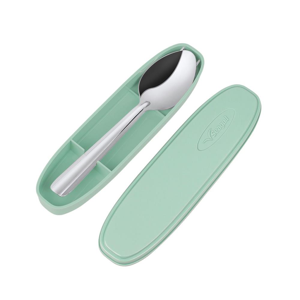 ชุดช้อนส้อม SEAGULL ข้าวไทย สีเขียว