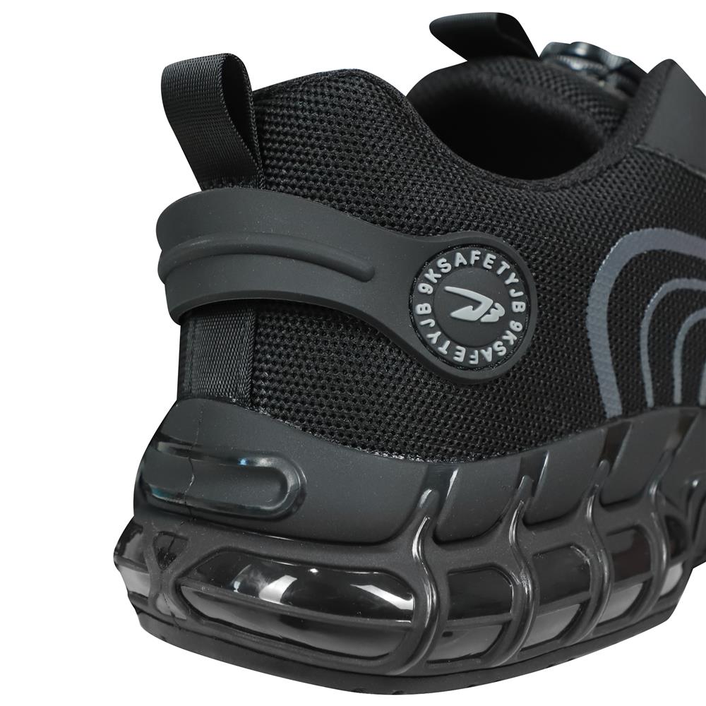 รองเท้านิรภัยผ้า พื้นยาง PU DEXZON 262 เบอร์ 40 สีดำ