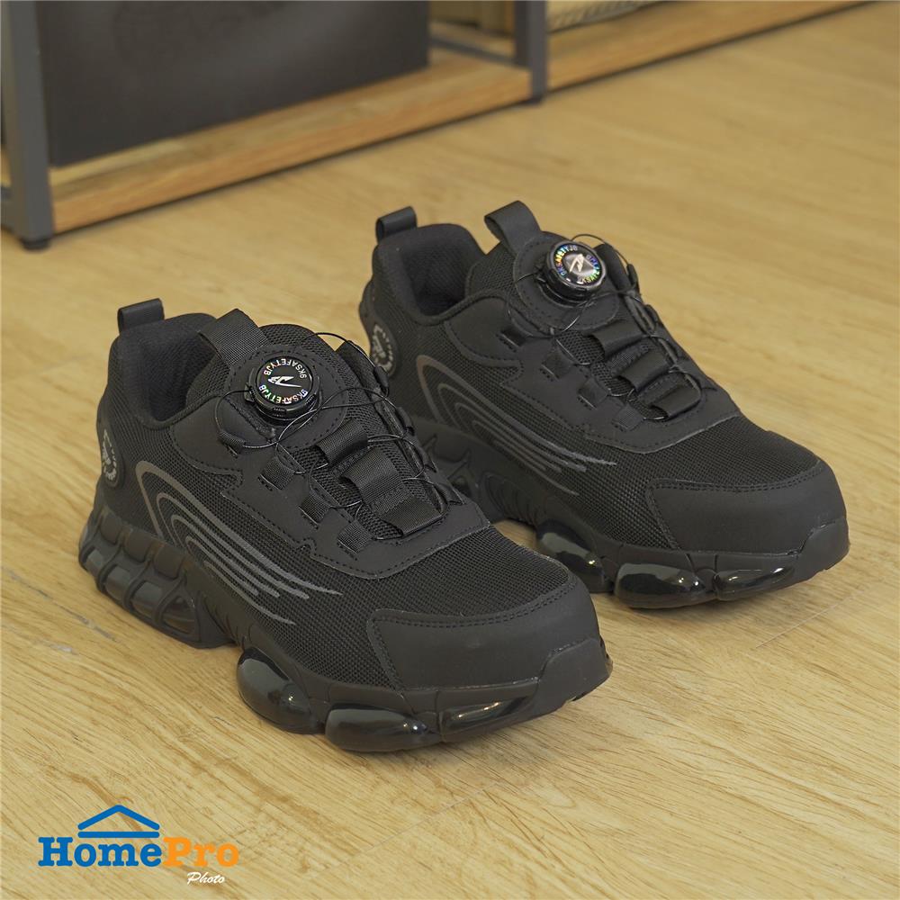 รองเท้านิรภัยผ้า พื้นยาง PU DEXZON 262 เบอร์ 40 สีดำ