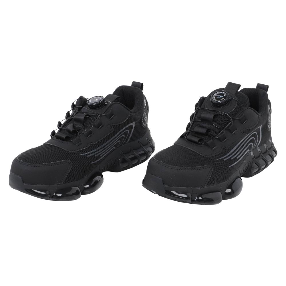 รองเท้านิรภัยผ้า พื้นยาง PU DEXZON 262 เบอร์ 41 สีดำ_0