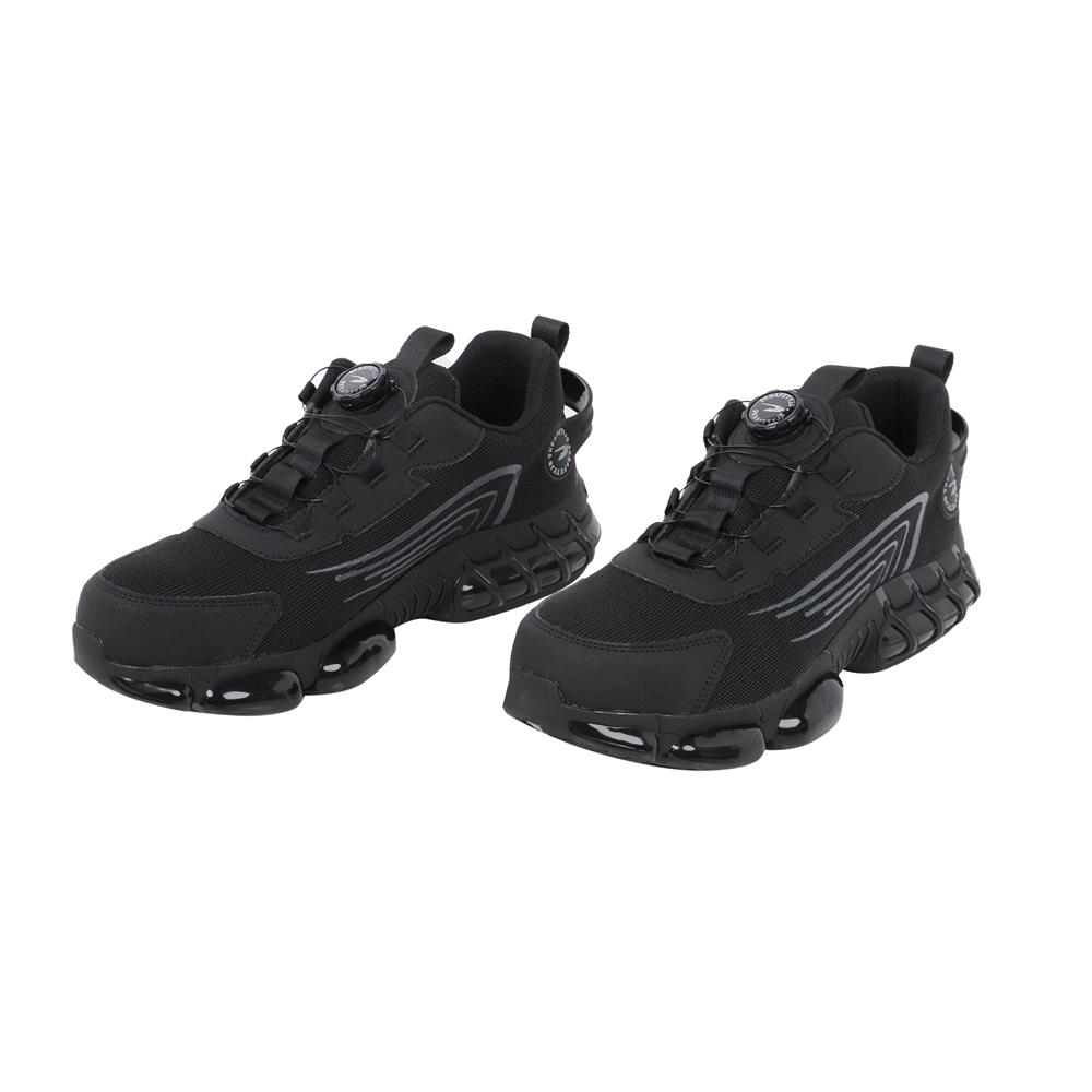 รองเท้านิรภัยผ้า พื้นยาง PU DEXZON 262 เบอร์ 42 สีดำ_0