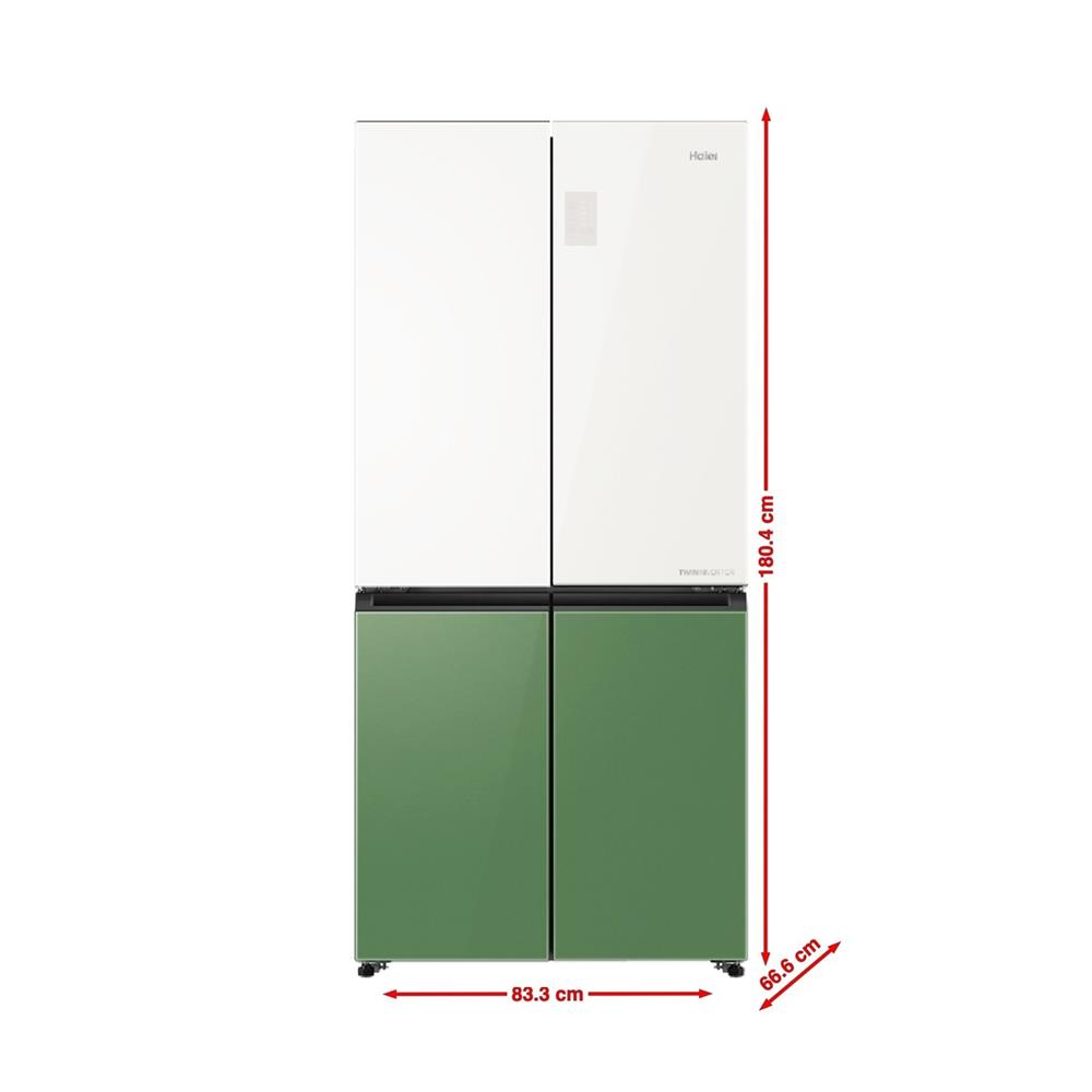ตู้เย็น MULTI DOOR HAIER HRF-MD469G HPWG 16.1 คิว ขาว-เขียว อินเวอร์เตอร์