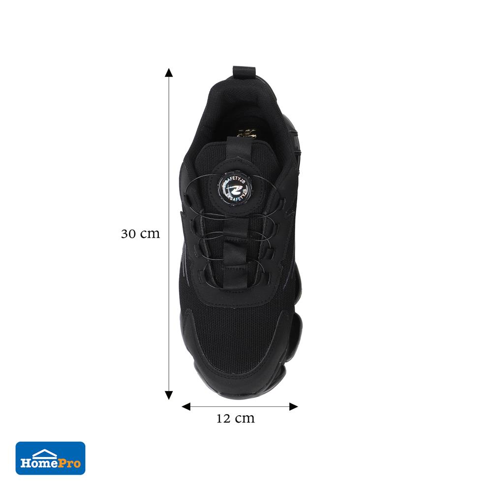 รองเท้านิรภัยผ้า พื้นยาง PU DEXZON 262 เบอร์ 43 สีดำ