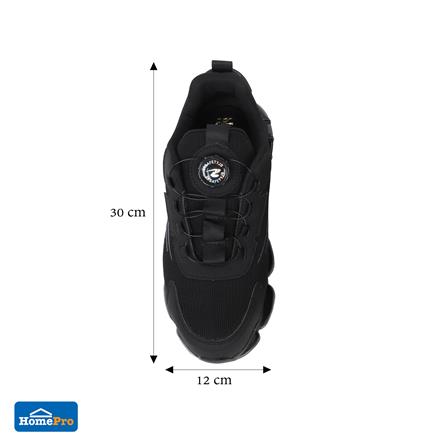 รองเท้านิรภัยผ้า พื้นยาง PU DEXZON 262 เบอร์ 43 สีดำ_8