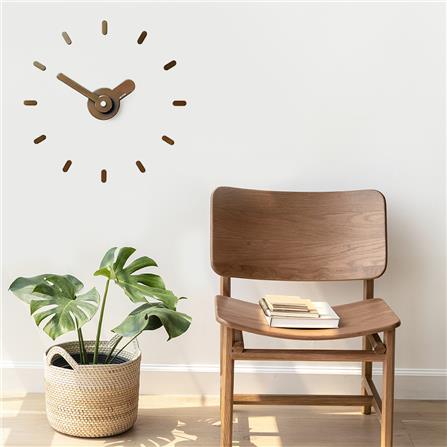 นาฬิกาติดผนัง ON TIME V1M DIY 19 นิ้ว สีน้ำตาล_2