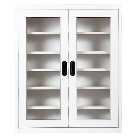 ตู้เหล็กวางรองเท้า KIOSK MAX-033 สีขาว_0