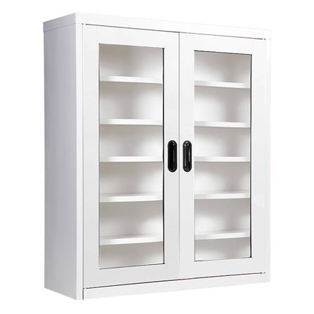 ตู้เหล็กวางรองเท้า KIOSK MAX-033 สีขาว_1