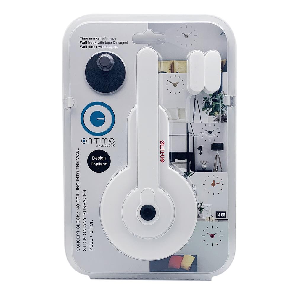 นาฬิกาติดผนัง ON TIME V1M DIY 19 นิ้ว สีขาว