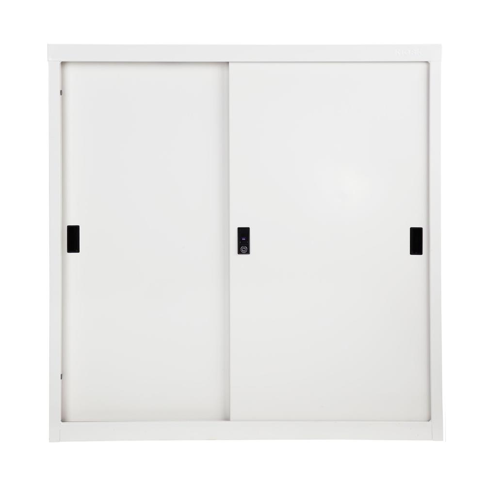 ตู้เหล็กบานเลื่อนทึบ KOL KOD-3 สีขาว