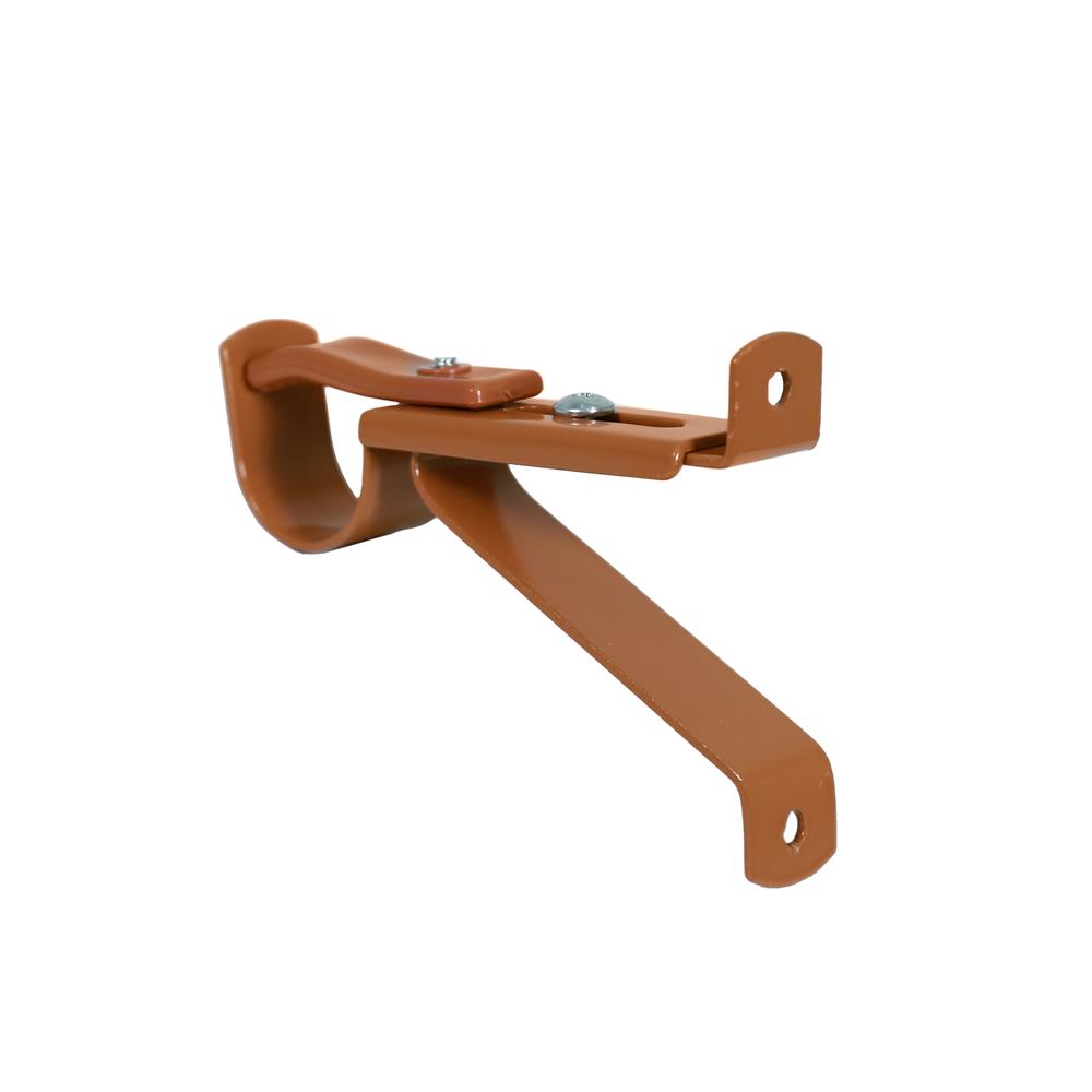 ขารับราง 1 ชั้น HOME LIVING STYLE 25 มม. สีน้ำตาล แพ็ก 2 ชิ้น