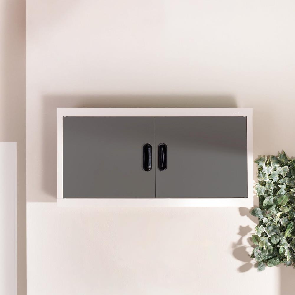 ตู้เหล็กบานเปิดทึบ KIOSK MAX-011 สีเทา