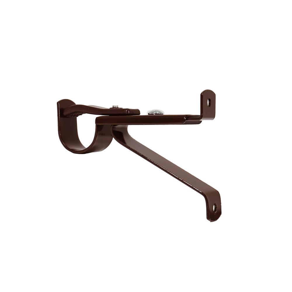 ขารับราง 1 ชั้น HOME LIVING STYLE 25 มม. สีโอ๊ค แพ็ก 2 ชิ้น