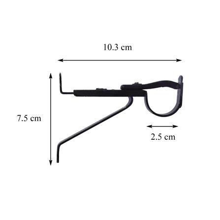 ขารับราง 1 ชั้น HOME LIVING STYLE 25 มม. สีโอ๊ค แพ็ก 2 ชิ้น_5