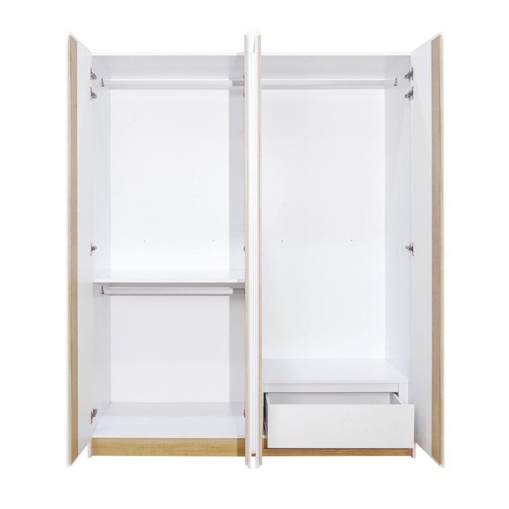 ตู้เสื้อผ้า 4 บานเปิด KONCEPT NORDIS 19223552 สีลินด์เบิร์ก/ขาว