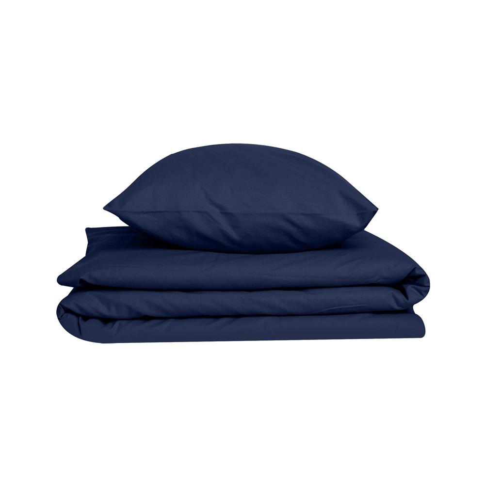 ชุดผ้าปูที่นอน 3.5 ฟุต 2 ชิ้น BED CLIP MICROTEX สี NAVY