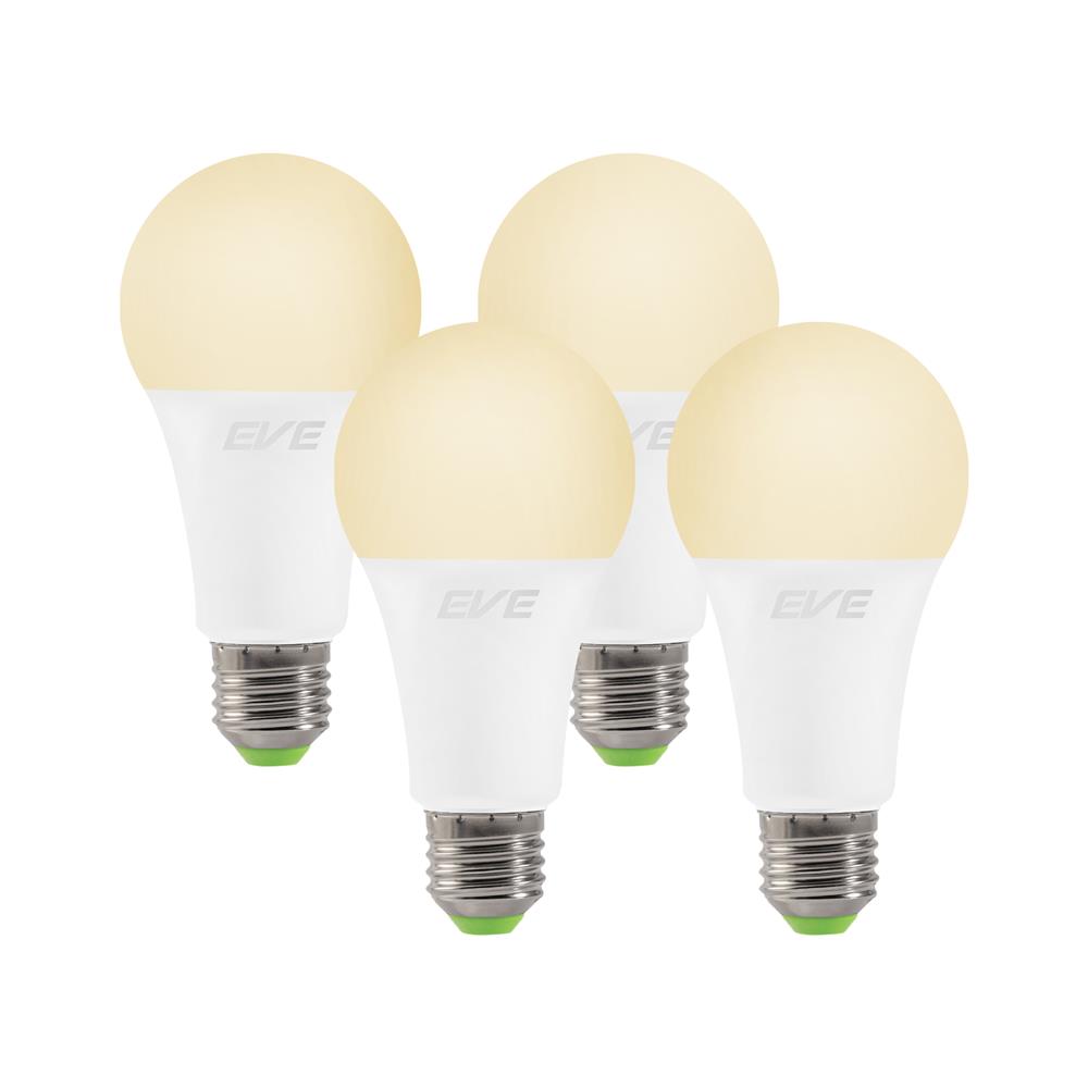 หลอด LED EVE SUPER GEN2 13 วัตต์ WARM WHITE E27 แพ็ก 4 ชิ้น