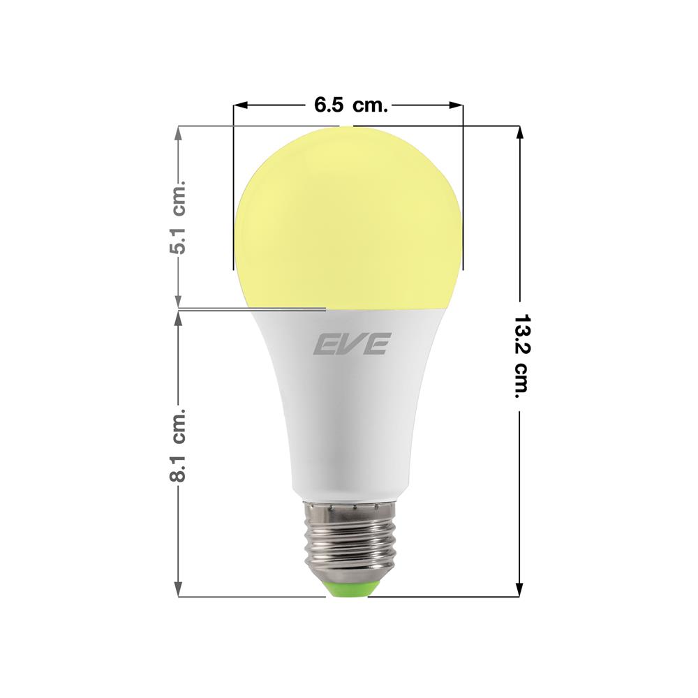 หลอด LED EVE SUPER GEN2 13 วัตต์ WARM WHITE E27 แพ็ก 4 ชิ้น