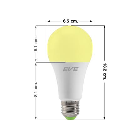 หลอด LED EVE SUPER GEN2 13 วัตต์ WARM WHITE E27 แพ็ก 4 ชิ้น_6
