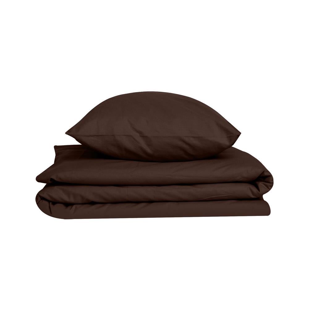 ชุดผ้าปูที่นอน 3.5 ฟุต 2 ชิ้น BED CLIP MICROTEX สี BROWN