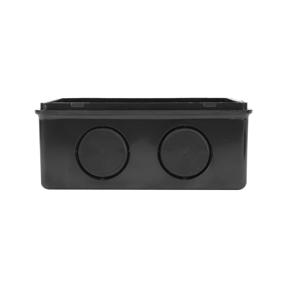 กล่องพักสายสี่เหลี่ยม ELECKTA 4X4 นิ้ว สีดำ