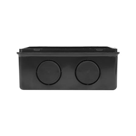 กล่องพักสายสี่เหลี่ยม ELECKTA 4X4 นิ้ว สีดำ_2