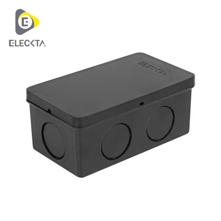กล่องพักสายสี่เหลี่ยม ELECKTA 2X4 นิ้ว สีดำ_0