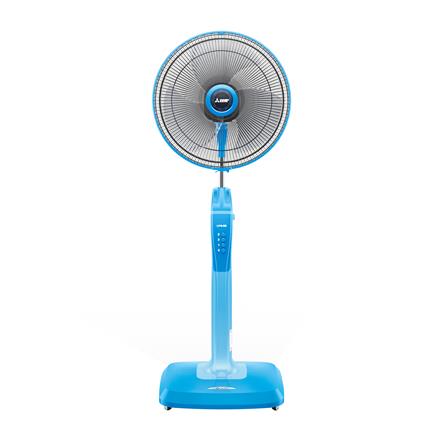 พัดลมตั้งพื้น 16 นิ้ว MITSUBISHI LV16-GB CY-BL สีฟ้า