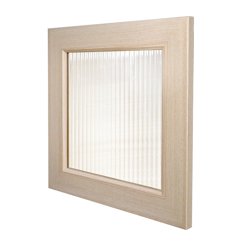 บานเดี่ยว FURDINI KEEPER PATTERNED GLASS 39.7X39.6 ซม. สี PINE OAK