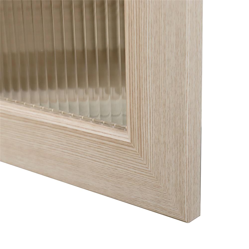 บานเดี่ยว FURDINI KEEPER PATTERNED GLASS 39.7X39.6 ซม. สี PINE OAK