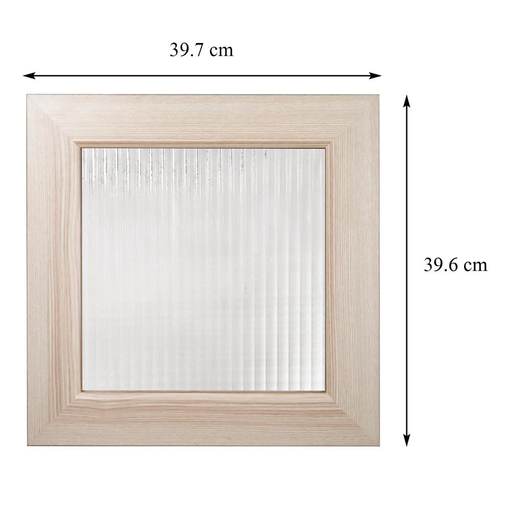 บานเดี่ยว FURDINI KEEPER PATTERNED GLASS 39.7X39.6 ซม. สี PINE OAK